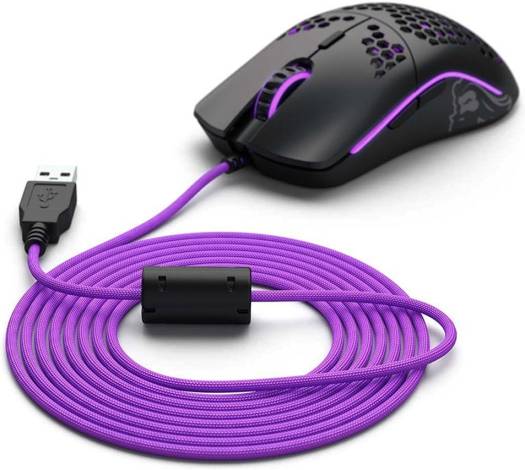 Glorious Ascended Cable V2, Highly Flexible & Ultra-light USB Mouse Cable, Safe & Fast Transmission, Compatible For Glorious Model O / O, 2 Meter, Purple Reign | G-ASC-PURPLE - Image 2