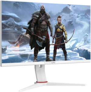 GAMEON Artic Pro Series 24" FHD Fast IPS Gaming Monitor, 180Hz Refresh Rate, 0.5ms MPRT Resposne Time, NVIDIA. G-SYNC Compatible & AMD FreeSync, HDR Supported, Support PS5 - White | GOA24FHD180IPS