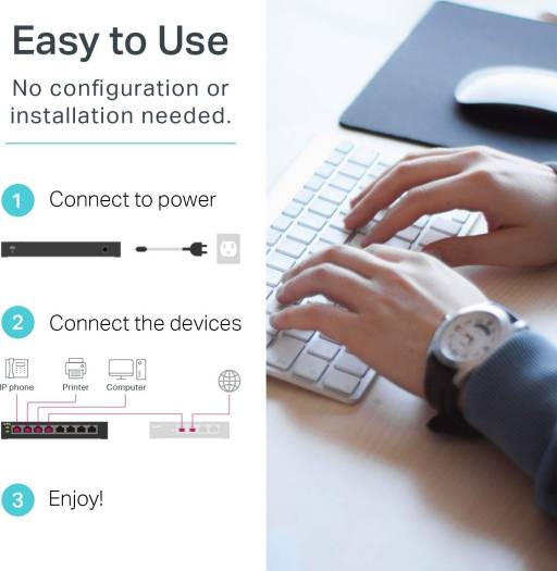 TP-Link 16-Port 10/100 Mbps + 2-Port Gigabit Rackmount Switch with 16-Port PoE+ | TL-SL1218MP - Image 6