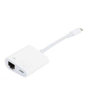 Lighting to Ethernet Camera Adapter Maximum 100 Mbps, High Quality Durable Gigabit Ethernet Adapter | NK-1035H