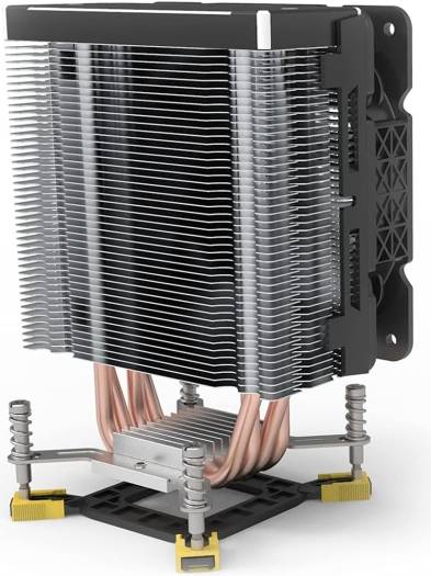 Redragon CC-2000 Effect RGB Air CPU Cooler, 120mm Fan with Heatsink, 1700rpm Max Speed, 61.5 CFM Airflow, 4 Heatpipes, 37.5 dB (A) Noise Level, Intel: 115x / 1366 / 2011 - AMD: AM4, Black | CC-2000 - Image 6