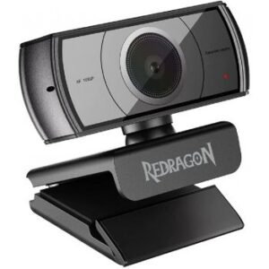 Redragaon GW900 APEX Stream Webcam, Built-in Dual Microphone, 360 Rotation, 2.0 USB Connect, 30 FPS,  For Online Courses, Video Conferencing and Streaming Electronic Games, Gray | GW900