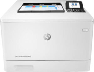 HP Color LaserJet ENT M455dn Laser Printer, Auto Duplex Printing, Up to 28ppm Print Speed, Wi-Fi Direct Printing, 2.7" Color Display, 250 Sheet Input Tray, USB 2.0 / Gigabit Ethernet, White | 3PZ95A