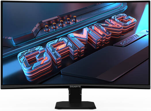 GIGABYTE GS27FC-EK Gaming Monitor, 27" VA Display, FHD Resolution, 180Hz Refresh Rate, 1ms (MPRT) Response Time, AMD FreeSync Premium Technology, 1500R Curvature, Black | GS27FC-EK