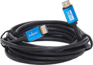Abellgrand HDMI 4K Cable, Supports HD 2.0, Dolby Sound Effects, 18gbps Transfer Speed, 5m Length, Away From Frame Drops, Screen Lag, Black | HD 2.0 BK 5M