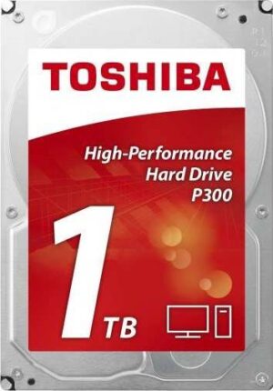 Toshiba 1TB P300-7200 RPM-3.5-inch Internal High Performance Hard Drive | HDWD110UZSVA