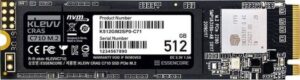 Klevv Cras C710 512gb M.2 Pcie 3x4 Nvme 3D NAND Internal Solid State Drive (SSD) / Maximum Read Speed 2,050MB/S / Maximum Write Speed 1,650MB/S | K512GM2SP0-C71