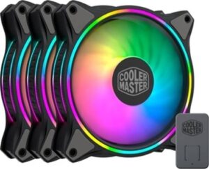 Cooler Master MasterFan MF120 Halo Addressable RGB 3 Fan Pack with ARGB Controller  | MFL-B2DN-183PA-R1