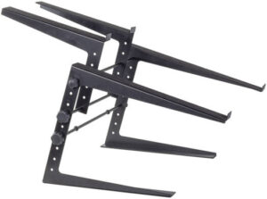 Headliner Covina Controller Laptop Stand, 14.5" Controller Arms & 11.75" Laptop Arms Depth, Max 17" Width, Nonslip Rubber Padding, Black | HL20003