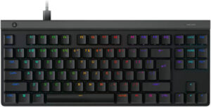Logitech G515 TKL Wired Low-Profile Gaming Keyboard, GL Mechanical Linear Tactile Switches, Double-Shot PBT Keycaps, Low-Profile Key Switch Actuation Point, Black | 920-012872