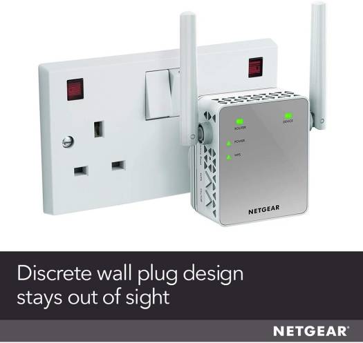 NETGEAR 11AC 750 Mbps (300 Mbps + 450 Mbps) Dual Band Gigabit Wi-Fi Range Extender with External Antennas (Wi-Fi Booster) | NG-EX-EX3700-100UKS - Image 6