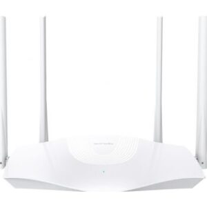Tenda TX3 AX1800 WiFi 6 Router, Quad Core Processor, IPv6, Beam Forming, MU-MIMO, 10/100/1000 Mbps, White | TX3 AX1800