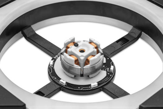 EKWB EK-Quantum Impulse 120 D-RGB 120mm Computer Cooling Fan, Addressable RGB LED MagLev Fans, 1800 RPM Speed, 57.5CFM Airflow, 24.3dBA Nosie Level, 4-Pin PWM, Black - White | 3831109854198 - Image 2