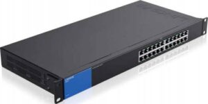 Linksys Business LGS124 24-Port Rackmount Gigabit Ethernet Unmanaged Network Switch  | LGS124-UK