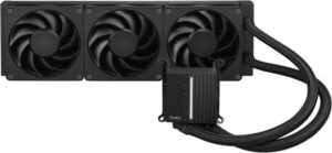 ASUS ProArt LC 360 CPU Liquid Cooler, 360mm Radiator Length, 3x 120mm Alphacool Apex Stealth Metal Fans, 3000 RPM Fan Speed, 68.99 CFM Airflow, Copper CPU Plate, Black | 90RC0120-M0UAY0