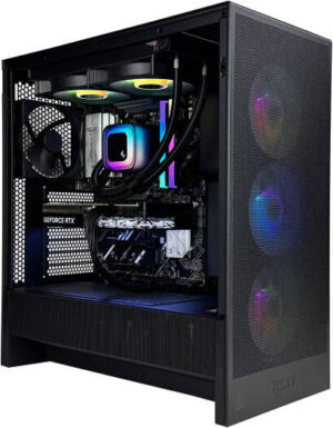 ShadowLine Gaming PC - Intel Core i7-14700KF 20 Cores 28 Threads, NVIDIA RTX 5070 12GB, 32GB DDR5 RAM 6000MHz, 1TB SSD Gen 4, 750W 80 PLUS PSU, 240mm Liquid Cooler