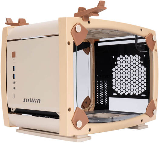 InWin Case Monsters E: Animal Series Mini-ITX Computer Case, 3x InWin ASL120 Fan Included, Tempered Glass, SECC, ABS Materials, Up to 330mm GPU Support, Bandi Design | IW-CS-CASEMONSTERS-006 - Image 3