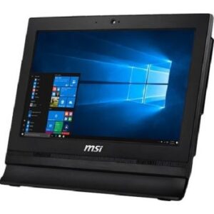 MSI Pro 16T 10M 15.6'' HD Touch All In One PC, 1366x768 Resolution, Anti Glare, Intel Celeron 5205U Dual Core Processor, 4GB RAM, 128GB SSD, Windows 11 Pro, Black | 9S6-A61811-047
