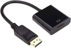 Mindpure Display Port to HDMI Adapter, Supports Resolutions Up To 1080P, For Computers / Notebooks, Black |