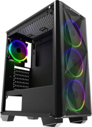 XIGMATEK Beast Mid-Tower Case, 158mm CPU Cooler Clearance, 240mm Radiator Support - Black | EN42876-N