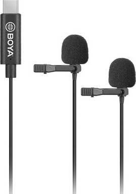 Boya Dual Lavalier Type-c Connector Microphone M3D