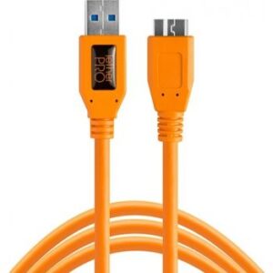 Tether Tools TetherPro USB 3.0 to Micro-B, 15' (4.6m) - Orange | CU5454
