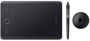 Wacom Intuos Pro S graphics tablet, 5080lpi, 160x100mm Active area, Pen wireless, spike, erasure function, 2 keys | PTH460K0B