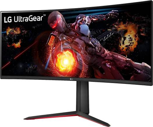 LG 34" UltraGear QHD Curved Gaming Monitor, VA Panel, 160Hz Refresh Rate & 5ms Response Time, AMD FreeSync Premium, sRGB 99% (Typ.) & HDR 10, 7Wx2ch Speakers, HDMI / DisplayPort, Black | 34GP63A-B - Image 9