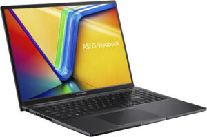 Asus Vivobook 16 X1605VA Laptop, 16" WUXGA IPS 60Hz Display, Intel Core i7-13700H, 8GB RAM, 512GB SSD, Intel UHD Graphics, ENG-ARAB Keyboard, Win11 Home, Indie Black | 90NB10N3-M008R0