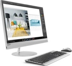 Lenovo IdeaCentre 23.8" AIO 520-24ICB, Core i5-8400T, 8GB RAM DDR4-2666, 1TB HDD 7200rpm, AMD Radeon 530 2GB GDDR5 - Silver | F0DJ0051AX