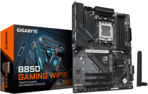 GIGABYTE B850 Gaming WIFI6 AM5 ATX Motherboards, AMD B850 Chipset, 4x DDR5 DIMM Slots, Up to 256GB Max Memory, 1x PCIe x16, 3x M.2 Slots, Wi-Fi 6 & BT 5.3 Connectivity | B850-GAMING-WF6