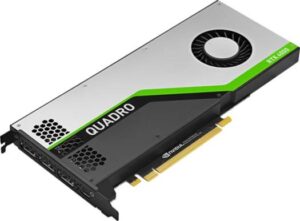 PNY Quadro RTX4000, 8GB GDDR6, CUDA Cores 2304, PCI Express 3.0 x16, Ultra-Quiet Active Fansink, Brown Box  | VCQRTX4000-PB/BSP