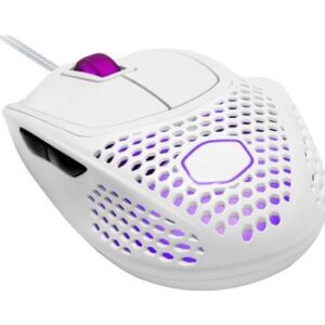 Cooler Master MM720 Lightweight Gaming Mouse with Ultraweave Cable, 16000 DPI Optical Sensor, RGB and Unique Claw Grip Shape, Glossy White | MM-720-WWOL2