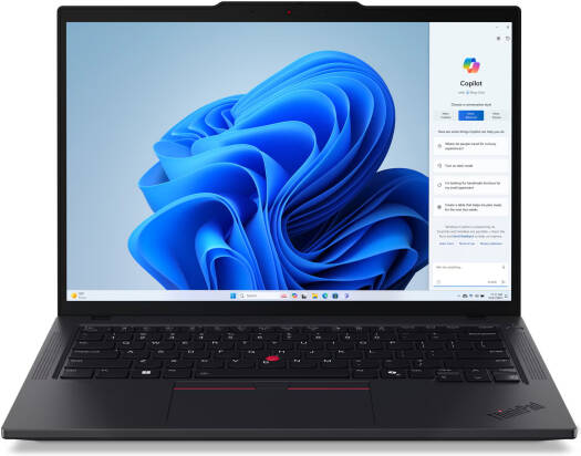 Lenovo ThinkPad T14 Gen 5 Laptop, 14" WUXGA IPS 60Hz Display, Intel Core Ultra 7 155U Processor, 16GB RAM, 512GB SSD, Intel Graphics, English (UK) Keyboard, Windows 11 Pro, Black | 21ML000AGP