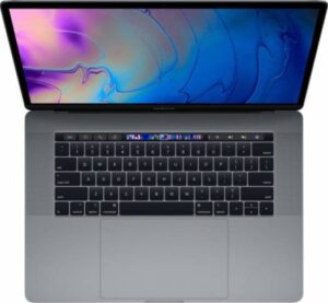 Apple MacBook Pro Laptop, 15.4" 2880x1800 Retina Display, 9th Gen Intel Core i9 2.3GHz, 16GB RAM, 512GB SSD, Touch Bar & Touch ID, Eng KB, Space Gray | MV912