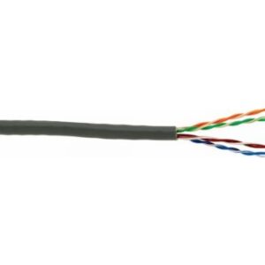 D-link Cat6 23AWG UTP Solid Cable, 305 Meter Roll, PVC UL94V-0 Jack Material, 4 Pairs Unshielded Twisted Pair, PE Central Cross Separator | NCB-C6UGRYR-305