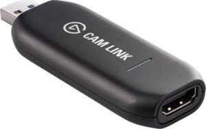 Elgato Cam Link 4K, 1080p at 60 fps or 4K at 30 fps, Compact HDMI Capture Device, USB 3.0 | 10GAM9901