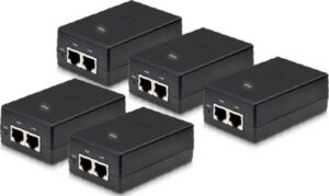 Ubiquiti Networks PoE Injector Adapter, 24VDC, 12W 5-Pack | POE-24-12W-G-5 Pack