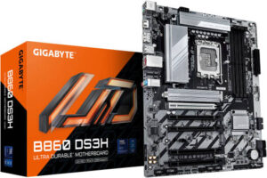 GIGABYTE B860 DS3H LGA 1851 ATX Motherboard, Intel B860 Express Chipset, 4x DDR5 DIMM Slots, Up to 256GB Max Memory, 1x PCIe 5.0 x16, 2x M.2 Slots | B860-DS3H