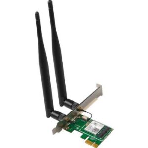 Tenda E30 AX3000 Wi-Fi 6 Bluetooth 5.0 PCIe Adapter, 2* Detachable 5dBi Antenna, <20dBm (EIRP) Transmission Power, 5GHzUp to 2402Mbps, 2.4GHz Up to 574Mbps Data Rate | E30