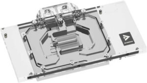 Barrow LRC2.0 Full Coverage GPU Water Block, For Gigabyte Aorus 4080 Aurora, Temperature Resistant and High-Tranparency Imported Acrylic Raw Materials, Acrylic Material, Silver | BS-GIG4080-PA