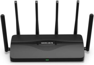 Mercusys BE9300 Tri-Band Router, 9328 Mbps, WiFi 7, Multi-Link Operation, 6 Omni-Directional Antennas, WPA3-SAE Security, EasyMesh Compatible | MR47BE