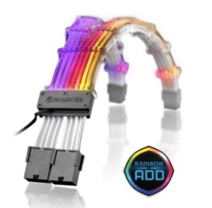 Raijintek FOS ADD cable 8 + 8P (RGB), 8 + 8P cable, Addressable LED - ADD 4pin header, compatible with ARUA system, Compatiblw with RJK ADD Control hub system | 0R40B00136