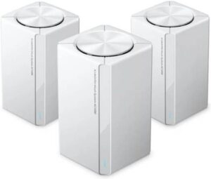 Xiaomi Mesh System AC1200, Home-wide Coverage, High-speed Dual-Band Gigabit Network, Wireless Speeds Up To 1200Mbps, 2 x LAN Ports, Pack of 3, White | AC1200