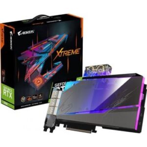 Gigabyte Aorus GeForce RTX 3080 Xtreme Waterforce WB-10G Graphics Card, 7680 x 4320 Resolution, 60Hz, Water Block Cooling System, 10GB 320-bit GDDR6X Memory, Video Card | GV-N3080AORUSX WB-10GD
