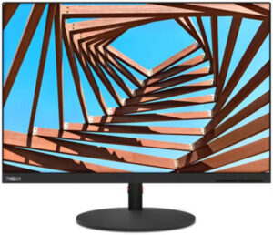 Lenovo ThinkVision T25d-10 Monitor, 25" FHD WLED Display, 60Hz Refresh Rate, Up to 4ms Response Time, 16.7m Color Support, HDMI/DP/VGA Video Output | 61DBMAT1UK
