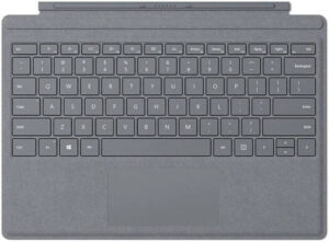 Microsoft Surface Pro Signature Keyboard, Full Mechanical Keyset, Backlit Keys, Large Touchpad, Storage & Charging Tray, For Surface Pro 8 / Pro X, English Layout, Platinum | 8XA-00075