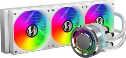 Lian Li Galahad 360 AIO ARGB Liquid CPU Cooler, 360mm Radiator, 4-PIN Fan Power Connector, Aluminum Housing, White | G89.GA360A.01 - Image 3