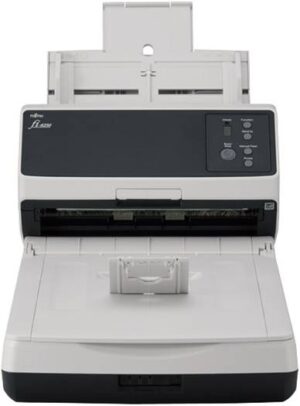 RICOH Fi-8250 Image Scanner, 50 PPM Simplex & 100 IPM Duplex Scan Speed, 600 DPI Resolution, Colour, Greyscale, Monochrome Automatic Detection, USB, Ethernet, Black/LightGray | PA03810-B601
