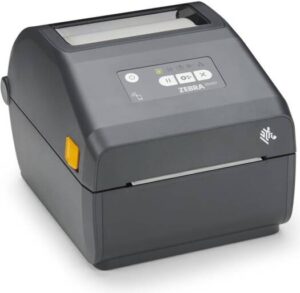 Zebra ZD421t Barcode Printer, 8 dots/mm (203 dpi), 4.4" Max Media Width, 152mm/s Print Speed, 256GB RAM + 512GB ROM, USB, USB Host, Bluetooth (BLE), Ethernet Interface, Black | ZD4A042-30EE00EZ